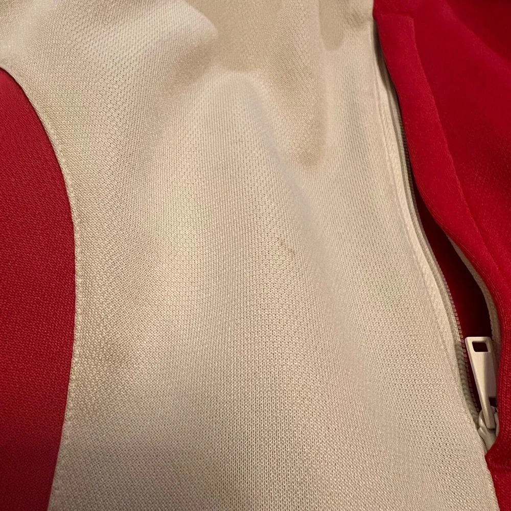 Gucci Red and White Athletic Shorts
